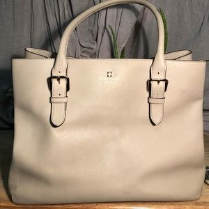 Large Champagne Colored Kate Spade Satchel